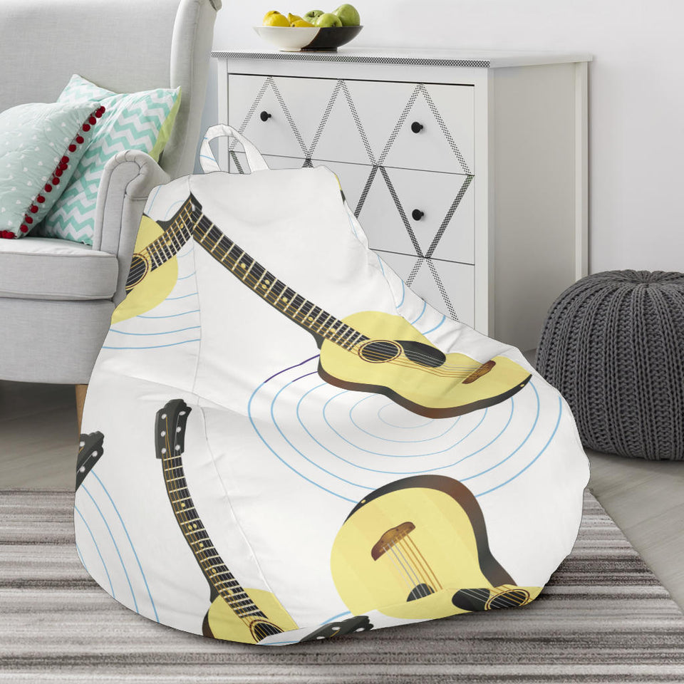 Classic Guitar Pattern Bean Bag Cover