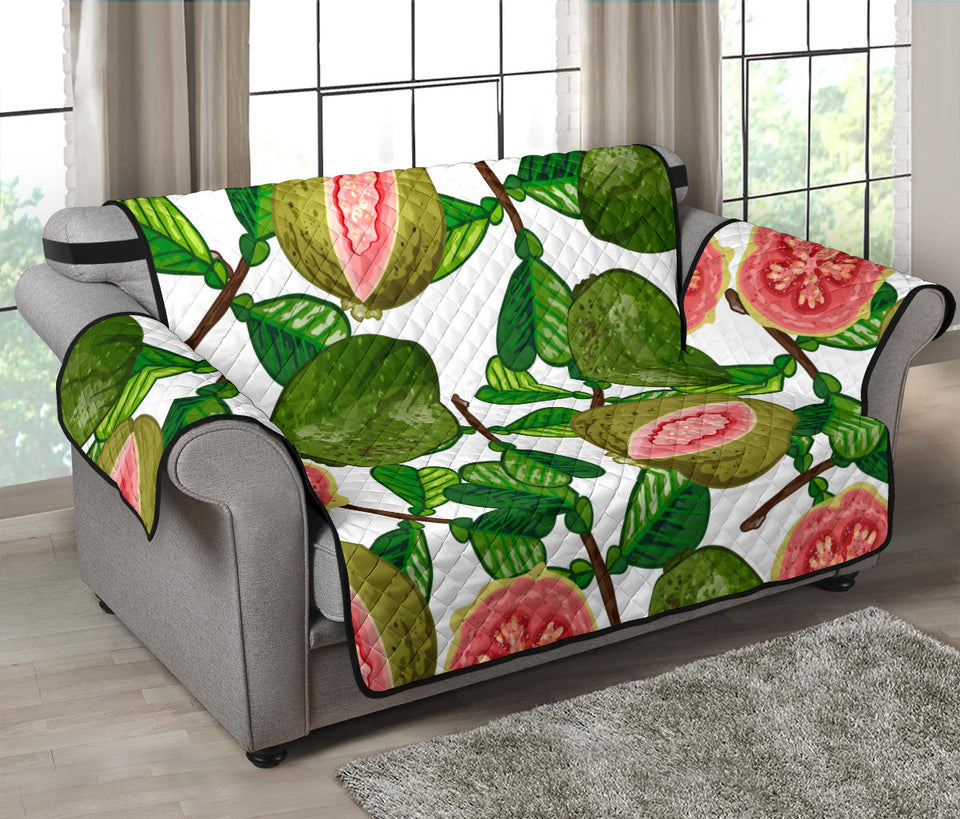 Guava Leaves Pattern Loveseat Couch Cover Protector