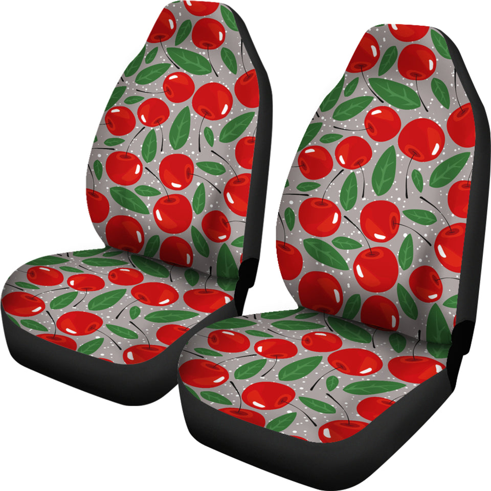 Cherry Leaves Pattern Universal Fit Car Seat Covers