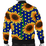 Sunflower Pokka Dot Pattern Men Bomber Jacket