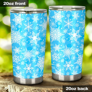 Snowflake Pattern Tumbler