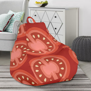 Sliced Tomato Pattern Bean Bag Cover