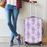 Lavender Pattern Background Luggage Covers