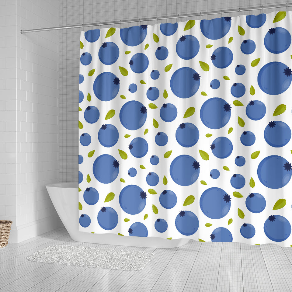 Blueberry Pattern Shower Curtain Fulfilled In US