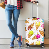 Color Ice Cream Cone Pattern Luggage Covers