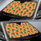 Papaya Leaves Pattern Car Sun Shade