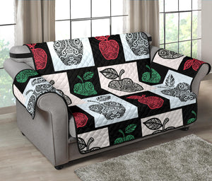 Apple Tribel Pattern Loveseat Couch Cover Protector