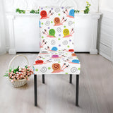 Snail Pattern Print Design 05 Dining Chair Slipcover