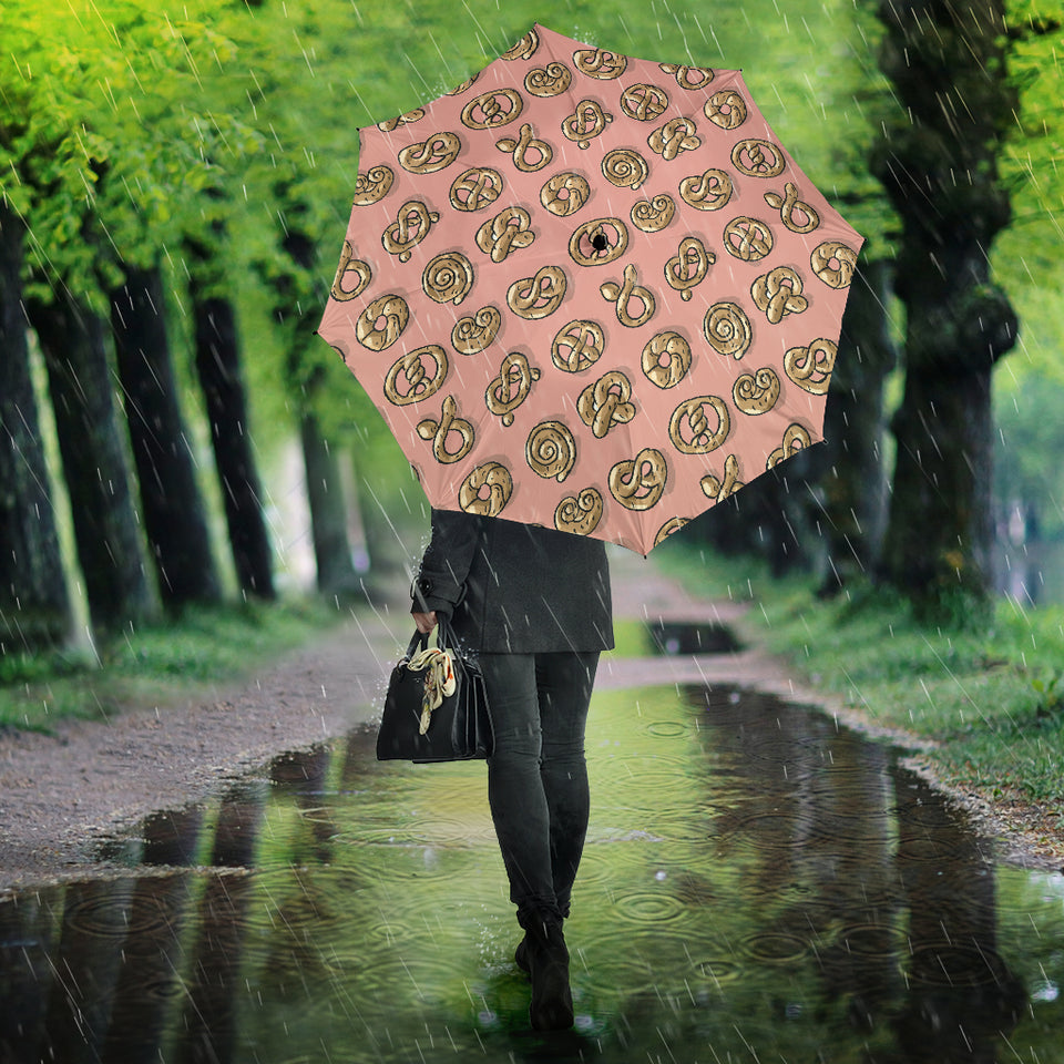 Pretzels Pattern Print Design 04 Umbrella