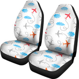 Airplane Cloud Pattern Universal Fit Car Seat Covers