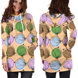 Onion Pattern Women Hoodie Dress