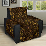 Gold Grape Pattern Recliner Cover Protector