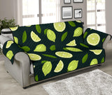 Lime Leaves Pattern Sofa Cover Protector