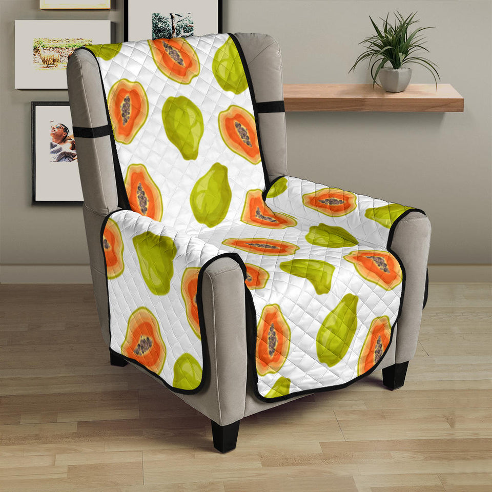 Papaya Pattern Theme Chair Cover Protector