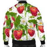 Strawberry Pattern Men Bomber Jacket