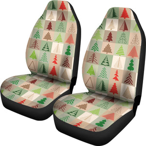 Christmas Tree Pattern Universal Fit Car Seat Covers