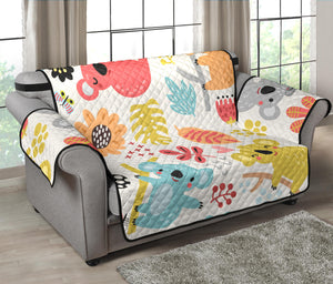 Cute Koala Pattern Loveseat Couch Cover Protector