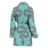 Snake Tribal Pattern Women Bathrobe