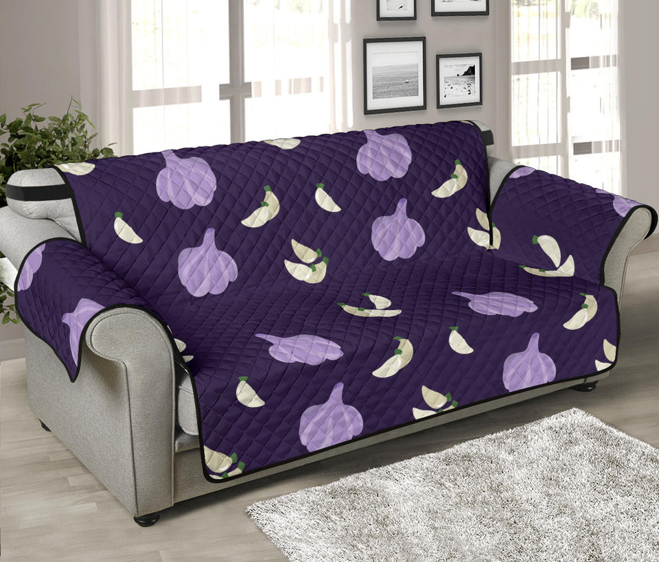 Garlic Pattern Background Theme Sofa Cover Protector
