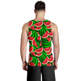 Watermelon Pattern Theme Men Tank Top