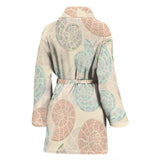Shell Pattern Women Bathrobe