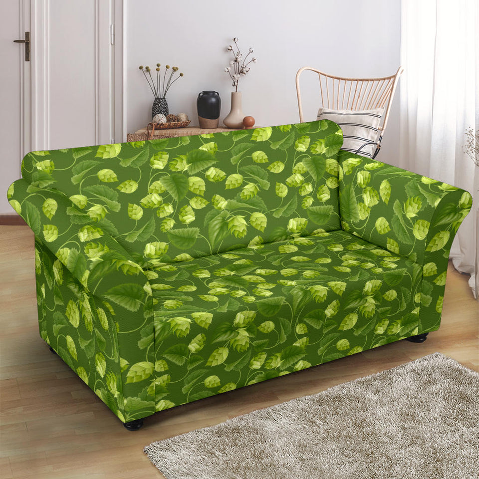 Hop Pattern Loveseat Couch Slipcover