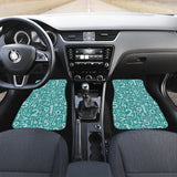 Math Pattern Print Design 05 Front and Back Car Mats