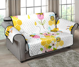 Cute Bee Pattern Loveseat Couch Cover Protector