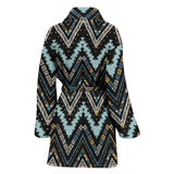Zigzag Chevron African Afro Dashiki Adinkra Kente Women Bathrobe