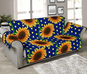 Sunflower Pokka Dot Pattern Sofa Cover Protector