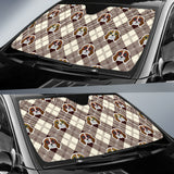 Beagle with Sunglass Pattern Car Sun Shade