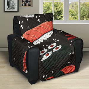 Sushi Theme Pattern Recliner Cover Protector