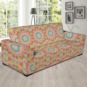 Indian Theme Pattern Sofa Slipcover