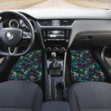 Swallow Pattern Print Design 04 Front and Back Car Mats