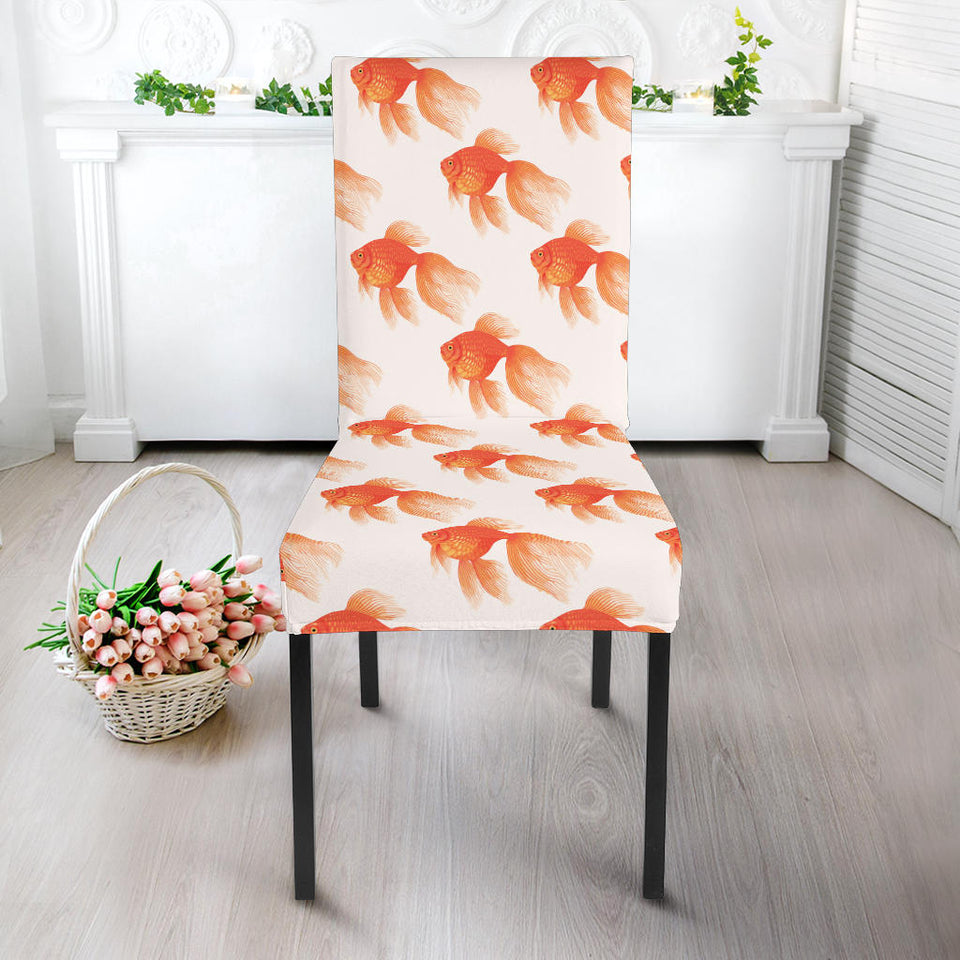 Goldfish Pattern Print Design 05 Dining Chair Slipcover