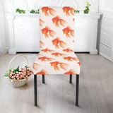 Goldfish Pattern Print Design 05 Dining Chair Slipcover