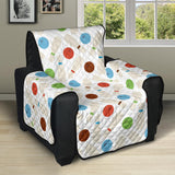 Bowling Ball and Pin Pattern Recliner Cover Protector
