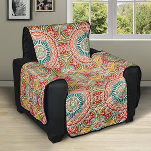 Indian Theme Pattern Recliner Cover Protector