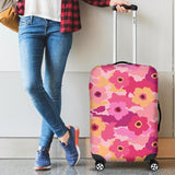Pink Camo Camouflage Flower Pattern Cabin Suitcases Luggages