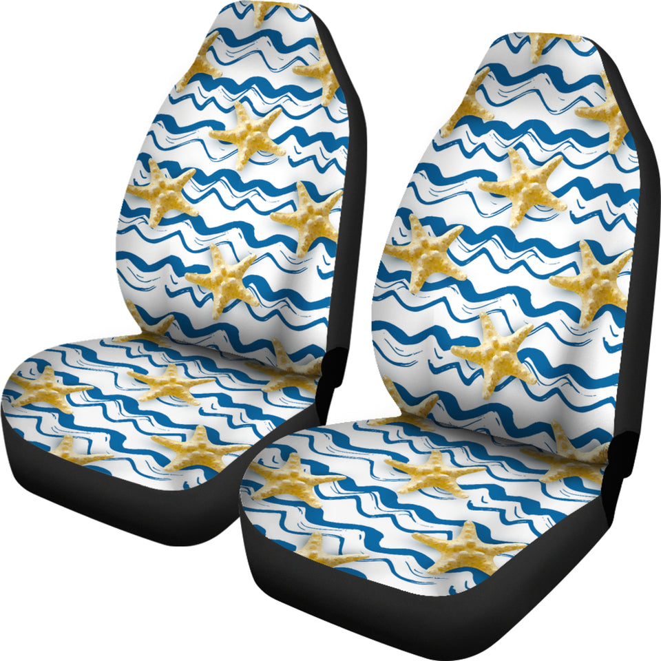 Starfish Pattern Universal Fit Car Seat Covers