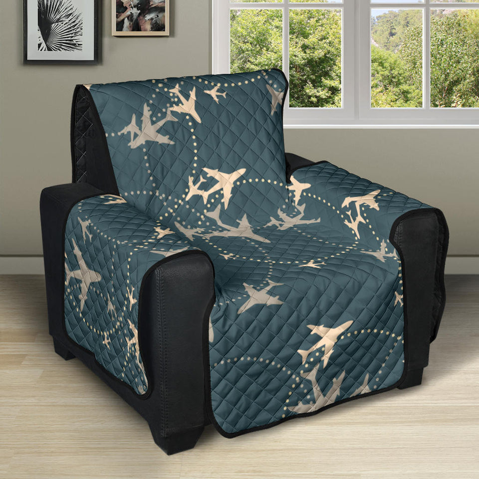 Airplane Circle Pattern Recliner Cover Protector