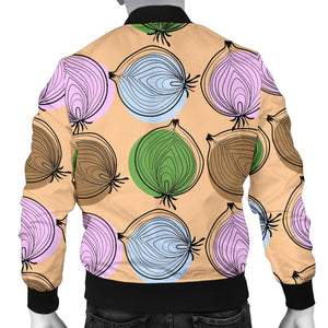 Onion Pattern Men Bomber Jacket