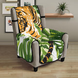 Bengal Tiger Pattern leaves Chair Cover Protector
