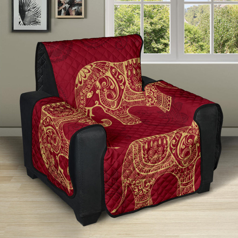 Elephant Tribal Pattern Recliner Cover Protector