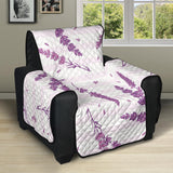 Lavender Pattern Stripe Background Recliner Cover Protector