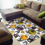 Passion Fruit Pattern Background Area Rug