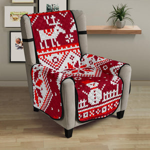 Snowman Sweater Printed Pattern Chair Cover Protector