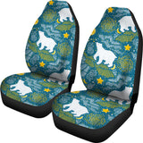 Polar Bear Pattern Universal Fit Car Seat Covers