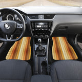 Wood Printed Pattern Print Design 01 Front Car Mats