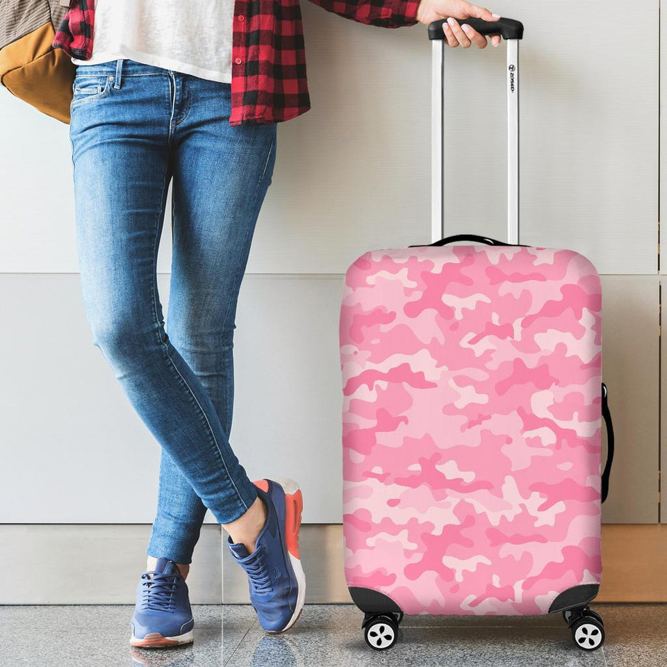 Pink Camo Camouflage Pattern Cabin Suitcases Luggages